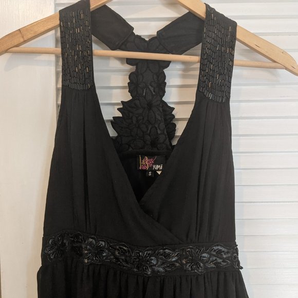 Yumi Black Cocktail Dress - Picture 3 of 5